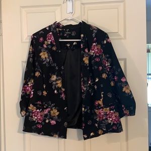 Floral blazer